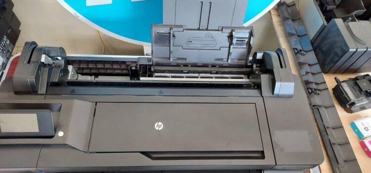 เครื่องพิมพ์ HP DesignJet T120 ขนาด 24 นิ้ว มือสอง ราคา 12,500 บาท
